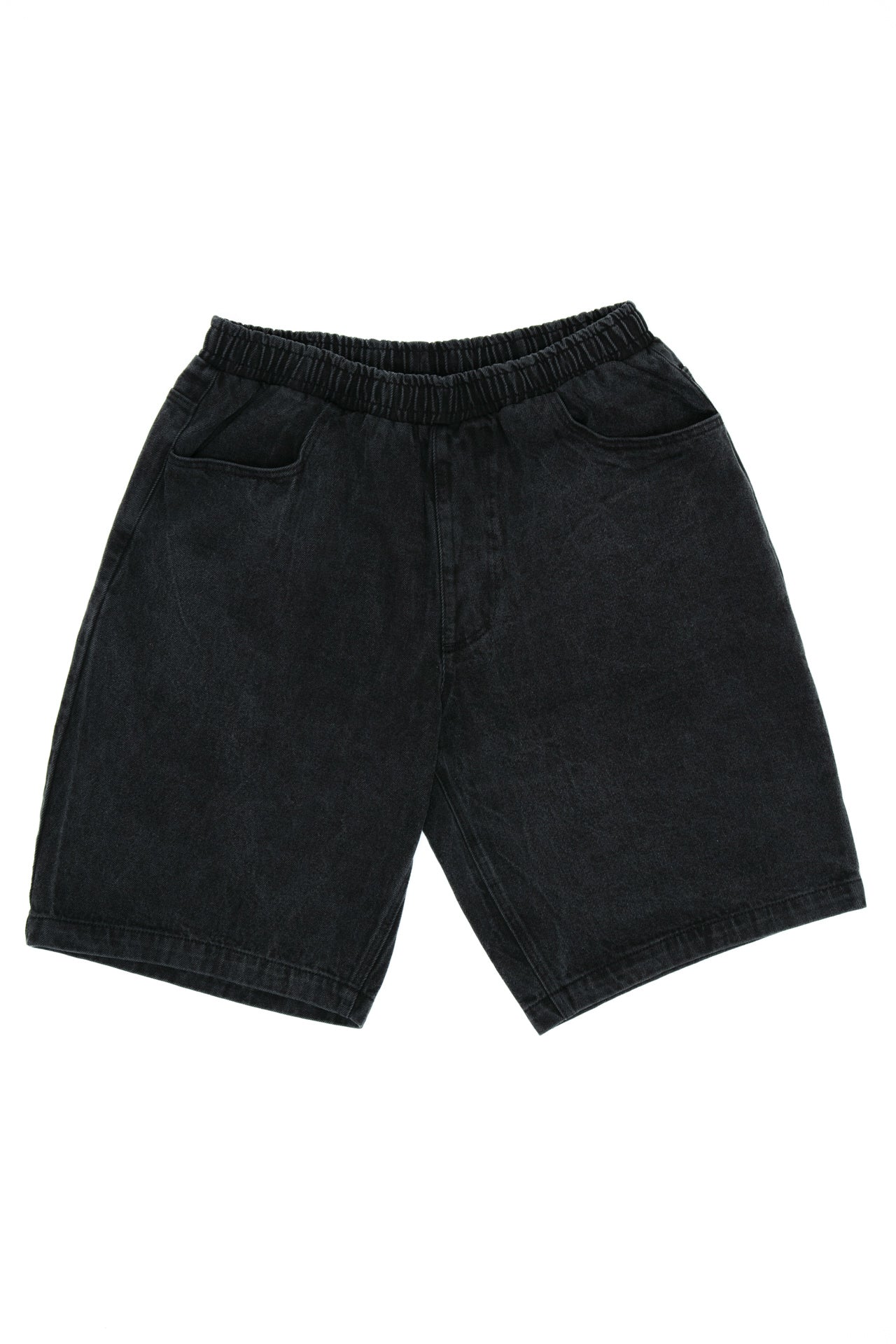 Denim shorts DST001 black washed