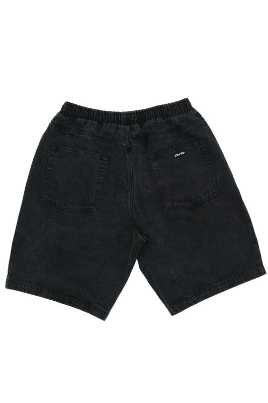 Denim shorts DST001 black washed