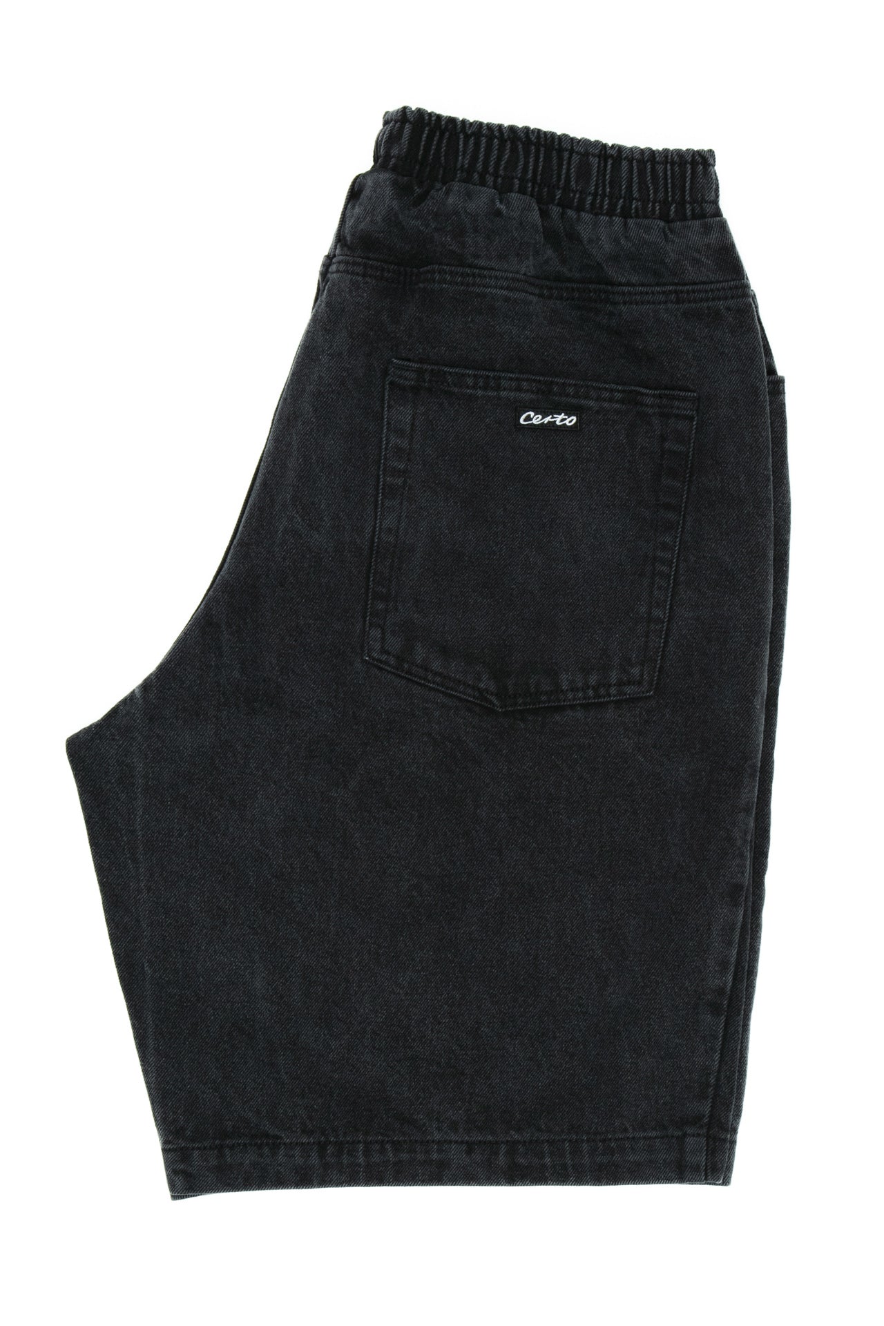 Denim shorts DST001 black washed