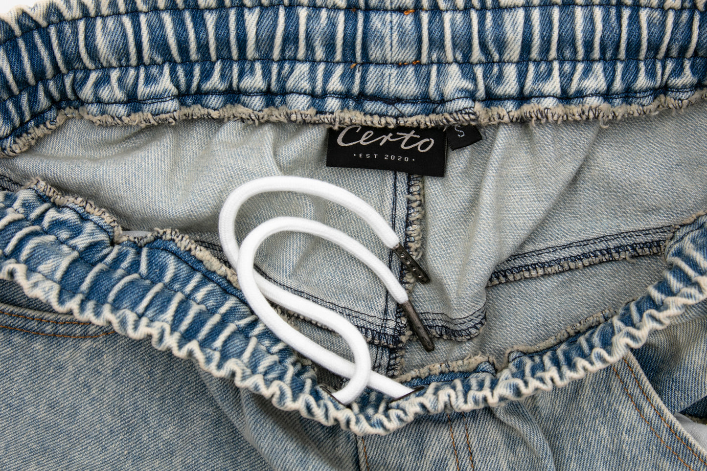 Denim Jeans blue light wash sprinkled pant