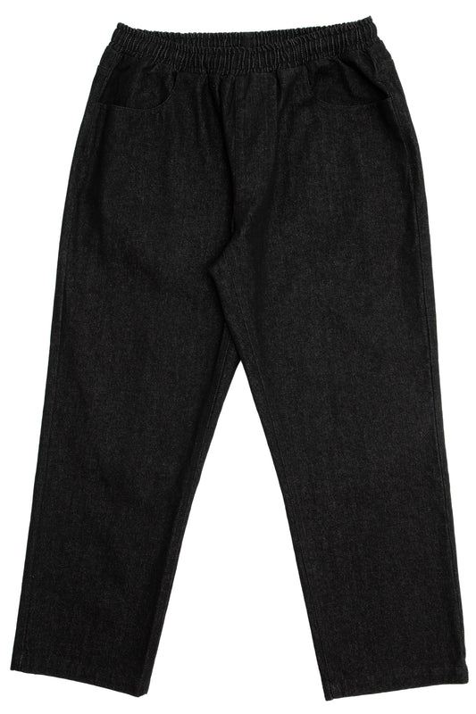 Denim jeans black lined