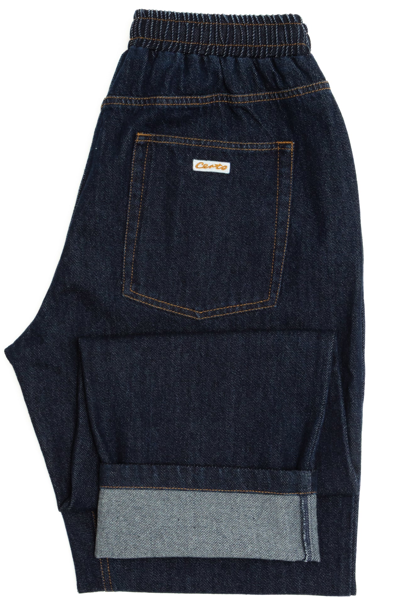 Denim jeans blue lined